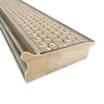 20" X 54" Non-Beveled Trellis Silver Wood On The Door Mirror - Amanti Art 1 20" X 54" Non-Beveled Trellis Silver Wood On The Door Mirror - Amanti Art