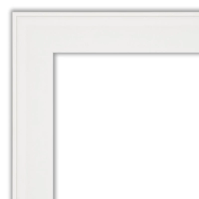 Amanti Art Vanity White Narrow Picture Frame 1 Amanti Art Vanity White Narrow Picture Frame