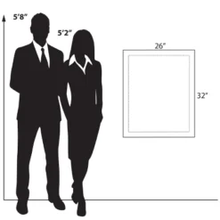 Azar Displays Floating Acrylic Wall Frame With Silver Stand Off Caps: 22" X 28" Graphic Size, Overall Frame Size: 26" X 32" 17 Azar Displays Floating Acrylic Wall Frame With Silver Stand Off Caps: 22" X 28" Graphic Size, Overall Frame Size: 26" X 32" -Home Decor Shop GUEST 66e8058c f46b 4bb2 b1fd a088ea3d904d