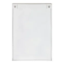 Megara Decorative Wooden Wall Hanging Curio Cabinet Whitewash Finish - Kate & Laurel All Things Decor -Home Decor Shop GUEST 6897b96e bb35 4f0d a048 a85899695343