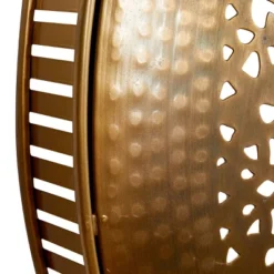 Metal Plate Wall Decor With Moroccan Pattern Gold - Olivia & May 28 Metal Plate Wall Decor With Moroccan Pattern Gold - Olivia & May -Home Decor Shop GUEST 68d5b9b1 f241 447e bb53 1a92c65ef815