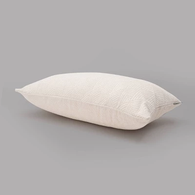 14"x24" Oversized Geometric Chenille Woven Jacquard Reversible Lumbar Throw Pillow White - Evergrace 1 14"x24" Oversized Geometric Chenille Woven Jacquard Reversible Lumbar Throw Pillow White - Evergrace