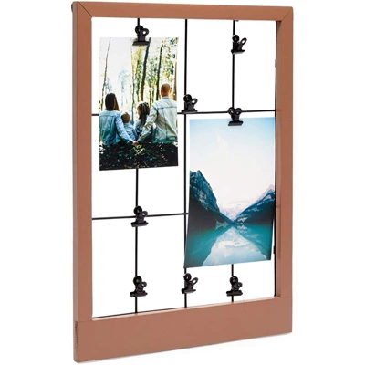 Farmlyn Creek Wall Mounted Brown Picture Frame Wood Photo Frame With Clips (15.7 X 11.4 X 0.59 In) 3 Farmlyn Creek Wall Mounted Brown Picture Frame Wood Photo Frame With Clips (15.7 X 11.4 X 0.59 In) - Image 3