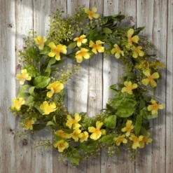 National Tree Company 22" Cosmos Flowers Wreath