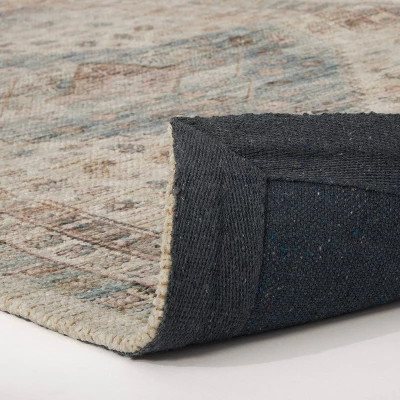 3'x5' Light Distressed Diamond Persian Style Rug Neutral - Threshold™ Designed With Studio McGee 3 3'x5' Light Distressed Diamond Persian Style Rug Neutral - Threshold™ Designed With Studio McGee - Image 3