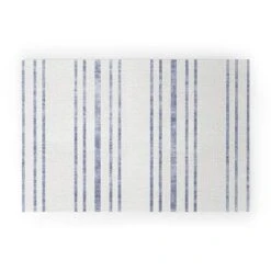 Holli Zollinger AEGEAN MULTI STRIPE Looped Vinyl Welcome Mat - Society6 -Home Decor Shop GUEST 6a6e7f4c 938d 4f61 af2e 5e4d86555517