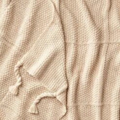 Windowpane Knit Throw Blanket With Tassels - Threshold™ Designed With Studio McGee -Home Decor Shop GUEST 6b631fa5 b3d1 4b55 a2d5 a739a5ee87f0