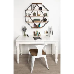 Wall Shelf Octagon Shaped - Kate & Laurel All Things Decor -Home Decor Shop GUEST 6b869504 c00e 46ad 86ab 44d5181045e3
