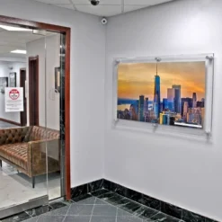 Azar Displays Floating Acrylic Wall Frame With Silver Stand Off Caps: 30" X 40" Graphic Size, Overall Frame Size: 34" X 44", 1-Pack 12 Azar Displays Floating Acrylic Wall Frame With Silver Stand Off Caps: 30" X 40" Graphic Size, Overall Frame Size: 34" X 44", 1-Pack -Home Decor Shop GUEST 6def0de0 a9bc 4b31 834a f96af48da1c7