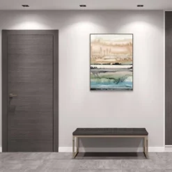 32" X 42" Mesa Horizon Strata II By Grace Popp Framed Canvas Wall Art Print - Amanti Art -Home Decor Shop GUEST 6ed89fae a465 4520 ba9f 604997e843f7