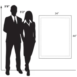 Azar Displays Floating Acrylic Wall Frame With Silver Stand Off Caps: 30" X 40" Graphic Size, Overall Frame Size: 34" X 44", 1-Pack 17 Azar Displays Floating Acrylic Wall Frame With Silver Stand Off Caps: 30" X 40" Graphic Size, Overall Frame Size: 34" X 44", 1-Pack -Home Decor Shop GUEST 6f25bce0 e3c5 40e8 9ab8 fe8417124675