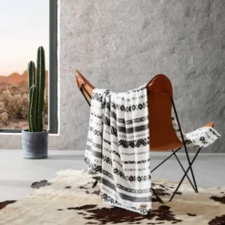 50"x70" Diamond Trail Reversible Throw Blanket - Wrangler