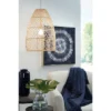 Calett Rattan Pendant Beige - Signature Design By Ashley