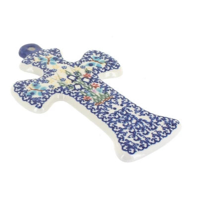 Blue Rose Polish Pottery 47 Vena Cross 6 Blue Rose Polish Pottery 47 Vena Cross - Image 6