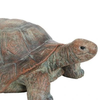 Sunnydaze Decor Sunnydaze Indoor/Outdoor Glass Fiber Reinforced Concrete Talia The Tortoise Patio Garden Yard Entryway Decorative Statue - 29" 2 Sunnydaze Decor Sunnydaze Indoor/Outdoor Glass Fiber Reinforced Concrete Talia The Tortoise Patio Garden Yard Entryway Decorative Statue - 29" - Image 2