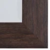 Decorative Wall Mirror With Beveled Edge Dark Brown - Yosemite Home Decor