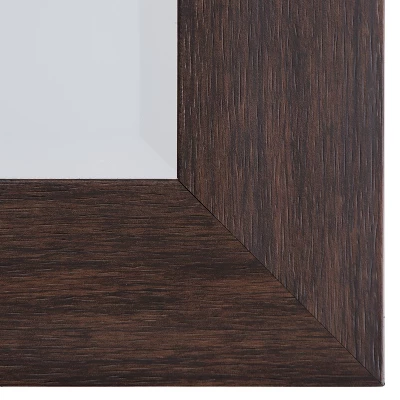 Decorative Wall Mirror With Beveled Edge Dark Brown - Yosemite Home Decor 1 Decorative Wall Mirror With Beveled Edge Dark Brown - Yosemite Home Decor