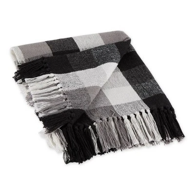 50"x60" Check Throw Blanket - Design Imports 5 50"x60" Check Throw Blanket - Design Imports - Image 5