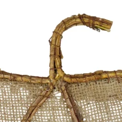 Northlight 19" Beige Burlap And Vine Pumpkin Fall Harvest Wall Hanging -Home Decor Shop GUEST 72a9ee0f c661 437a b558 322896ede1fa