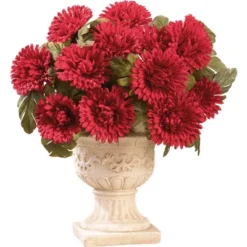 Collections Etc Floral Mum Bushes - Set Of 3 -Home Decor Shop GUEST 740829b2 ce6b 4c0e 8635 ff64086ae91c