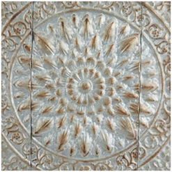 Metal Scroll Wall Decor With Embossed Details - Olivia & May -Home Decor Shop GUEST 74e639fa c597 4161 9b86 ed9c5ad51fb4