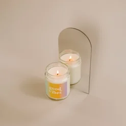 Sweet Water Decor Good Vibes Rainbow Label 9oz Clear Jar Soy Candle -Home Decor Shop GUEST 75253b55 39a2 428c 9a12 0c69cc3e0fed