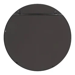 19" Diameter Kei Modern Round Accent Mirror With Shelf Black - Kate & Laurel All Things Decor -Home Decor Shop GUEST 754ff154 1d00 4b37 a6a6 87acf4d2ac02