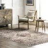 NuLOOM Devin Machine Washable Vintage Medallion Area Rug