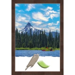 Amanti Art Wildwood Brown Narrow Picture Frame -Home Decor Shop GUEST 769a0e34 8225 4d07 ac78 36c054346f5b