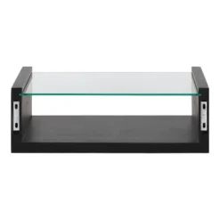 18" X 6" Holt Wood/Glass Decorative Wall Shelf Black - Kate & Laurel All Things Decor 10 18" X 6" Holt Wood/Glass Decorative Wall Shelf Black - Kate & Laurel All Things Decor -Home Decor Shop GUEST 7ac5b5ff 9fc8 4f06 aa63 46efebdb96c5