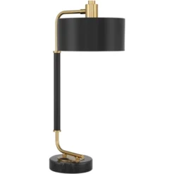 Possini Euro Design Myles Modern Mid Century Desk Lamp 24" High Black Gold With Dual USB Charging Ports Metal Drum Shade For Bedroom Living Room Home 15 Possini Euro Design Myles Modern Mid Century Desk Lamp 24" High Black Gold With Dual USB Charging Ports Metal Drum Shade For Bedroom Living Room Home -Home Decor Shop GUEST 7b904ada 75da 43f9 a091 7aa614810f4f