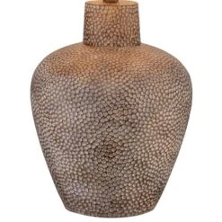 Franklin Iron Works Rustic Farmhouse Table Lamps 29" Tall Set Of 2 Brown Leaf Hammered Pot Off White Shade For Bedroom Living Room House Home Bedside -Home Decor Shop GUEST 7b97752d e2e2 47ad a90d 1905c95a5b39