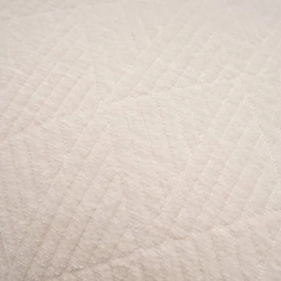 14"x24" Oversized Geometric Chenille Woven Jacquard Reversible Lumbar Throw Pillow White - Evergrace 2 14"x24" Oversized Geometric Chenille Woven Jacquard Reversible Lumbar Throw Pillow White - Evergrace - Image 2