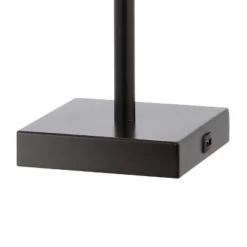 (Set Of 2) 25.5" 2-Light Austin Farmhouse Industrial Table Lamp With USB Charging Oil Rubbed Bronze (Includes LED Light Bulb) - JONATHAN Y -Home Decor Shop GUEST 7db90910 97ce 4f3f bd9f 93ef97000156