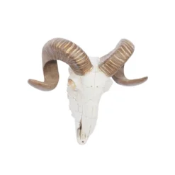 Polystone Sheep Skull Wall Decor White - Olivia & May 9 Polystone Sheep Skull Wall Decor White - Olivia & May -Home Decor Shop GUEST 7f368657 e045 4ef7 99cc 5cafb512bc21