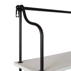 21" X 32" Walters Wood/Metal 3 Tier Shelving White - Kate & Laurel All Things Decor -Home Decor Shop GUEST 7feb350e 468f 4c73 8477 255687bcff07