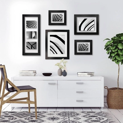 11" X 14" Matted To 8" X 10" Wide Gallery Frame Black - Room Essentials™ 4 11" X 14" Matted To 8" X 10" Wide Gallery Frame Black - Room Essentials™ - Image 4