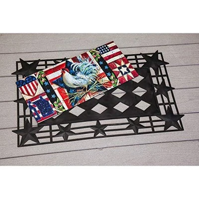 Evergreen Indoor Outdoor Patriotic 4th Of July Bundle Set Of 4 - Door Hanger Door Decor Truck Sassafras Doormat Frame And Sassafras Insert 6 Evergreen Indoor Outdoor Patriotic 4th Of July Bundle Set Of 4 - Door Hanger Door Decor Truck Sassafras Doormat Frame And Sassafras Insert - Image 6