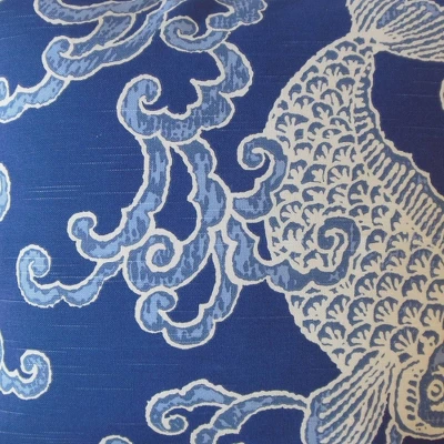 18"x18" Pisces Aegean Square Throw Pillow Blue - The Pillow Collection 1 18"x18" Pisces Aegean Square Throw Pillow Blue - The Pillow Collection