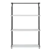 21" X 32" Walters Wood/Metal 3 Tier Shelving White - Kate & Laurel All Things Decor