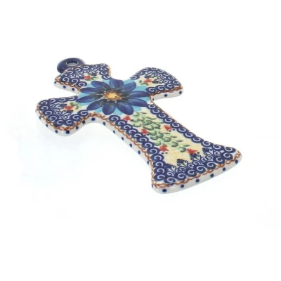 Blue Rose Polish Pottery 47 Vena Cross 12 Blue Rose Polish Pottery 47 Vena Cross - Image 12
