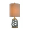 Ceramic Table Lamp Blue - StyleCraft