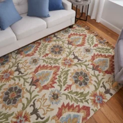 Abelia Transitional Floral & Botanical Area Rug -Home Decor Shop GUEST 84648860 6fd2 4c48 ba29 e2e11d299d6c