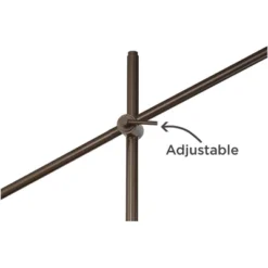 Possini Euro Design Industrial Floor Lamp Adjustable Arm 62.5" Tall Oiled Bronze Metal Light Brown Linen Drum Shade For Living Room Reading 9 Possini Euro Design Industrial Floor Lamp Adjustable Arm 62.5" Tall Oiled Bronze Metal Light Brown Linen Drum Shade For Living Room Reading -Home Decor Shop GUEST 865aed3f 133f 4541 bf6d b6247a5233dd