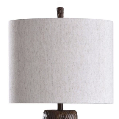 Casual Table Lamp Dark Brown - StyleCraft 1 Casual Table Lamp Dark Brown - StyleCraft