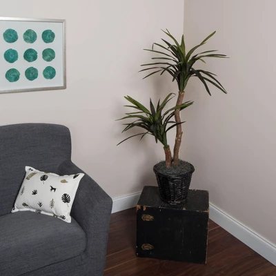 4' Artificial Marginata Bush - Vickerman 4 4' Artificial Marginata Bush - Vickerman - Image 4