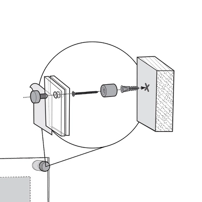Azar Displays Floating Acrylic Wall Frame With Silver Stand Off Caps: 22" X 28" Graphic Size, Overall Frame Size: 26" X 32" 8 Azar Displays Floating Acrylic Wall Frame With Silver Stand Off Caps: 22" X 28" Graphic Size, Overall Frame Size: 26" X 32" - Image 8
