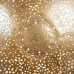 Metal Plate Wall Decor With Moroccan Pattern Gold - Olivia & May 27 Metal Plate Wall Decor With Moroccan Pattern Gold - Olivia & May -Home Decor Shop GUEST 88834153 986d 4cda a905 6fa17c2e7c2b