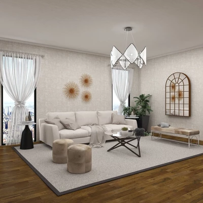 Set Of 3 Metal Starburst Wall Decors With Orb Detailing - Olivia & May 5 Set Of 3 Metal Starburst Wall Decors With Orb Detailing - Olivia & May - Image 5