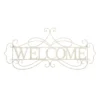 Metal Cutout- Welcome Decorative Wall Sign-3D Word Art Home Accent Décor-Perfect For Modern Rustic Or Vintage Farmhouse Style By Lavish Home
